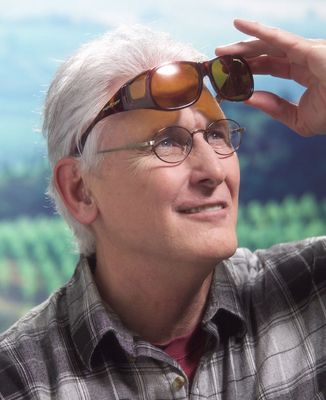Ad Shot of David and the Eagle Eyes Sunglasses